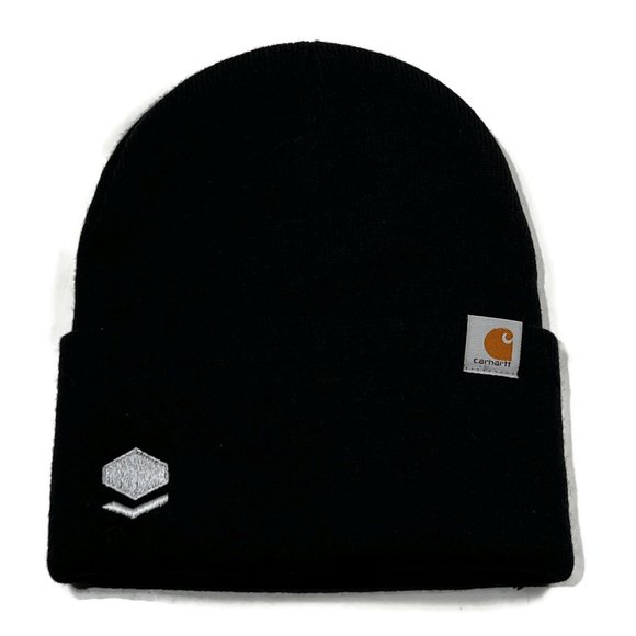 Carhartt Other - Carhartt Navy Blue Beanie Hat Watch 104597 Winter Outdoor Work Knit Cuffed
